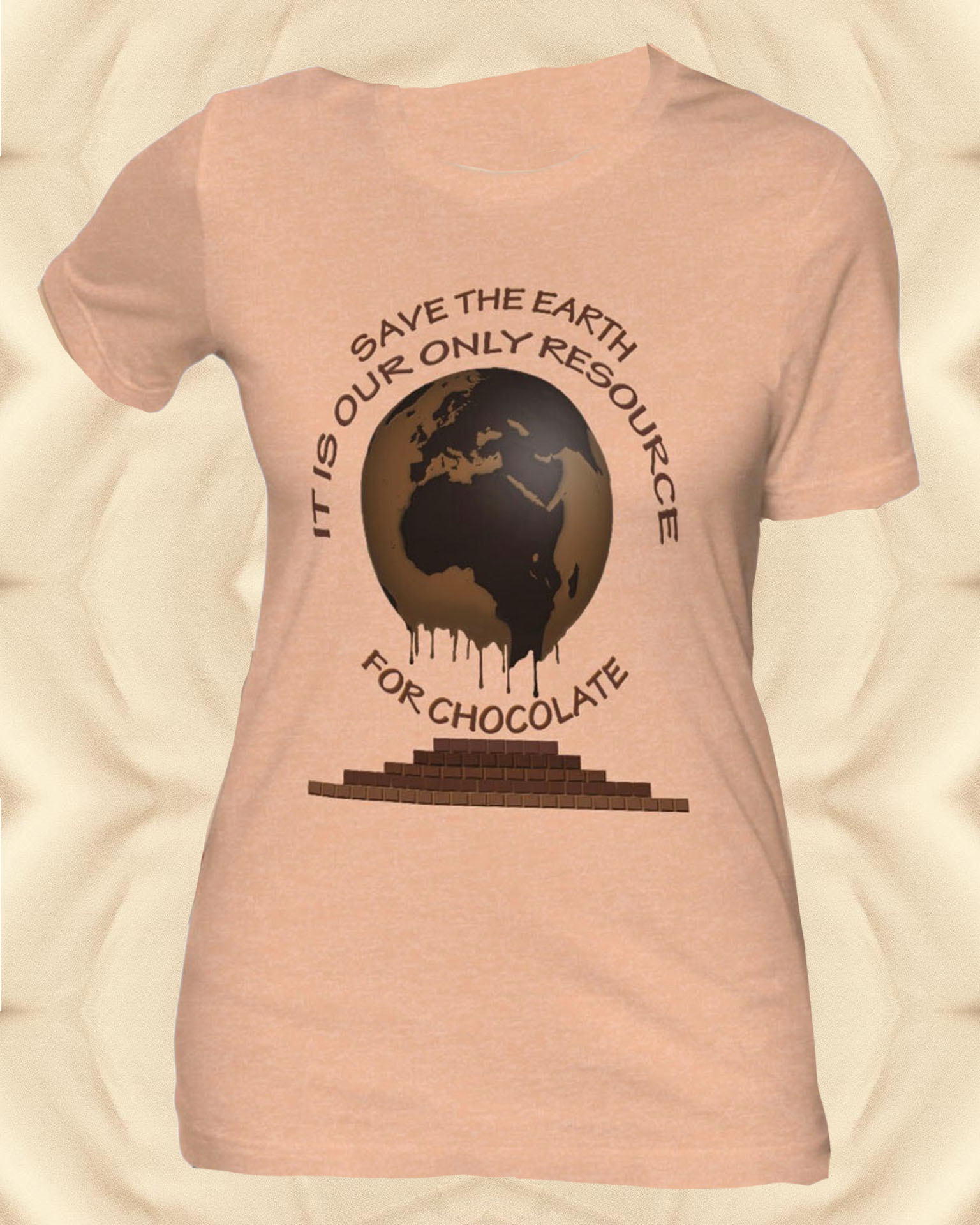 Save the Earth For Chocolate, Cacao Source, Chocolate Lover Gift Shirt, Desire for a Sweet Treat