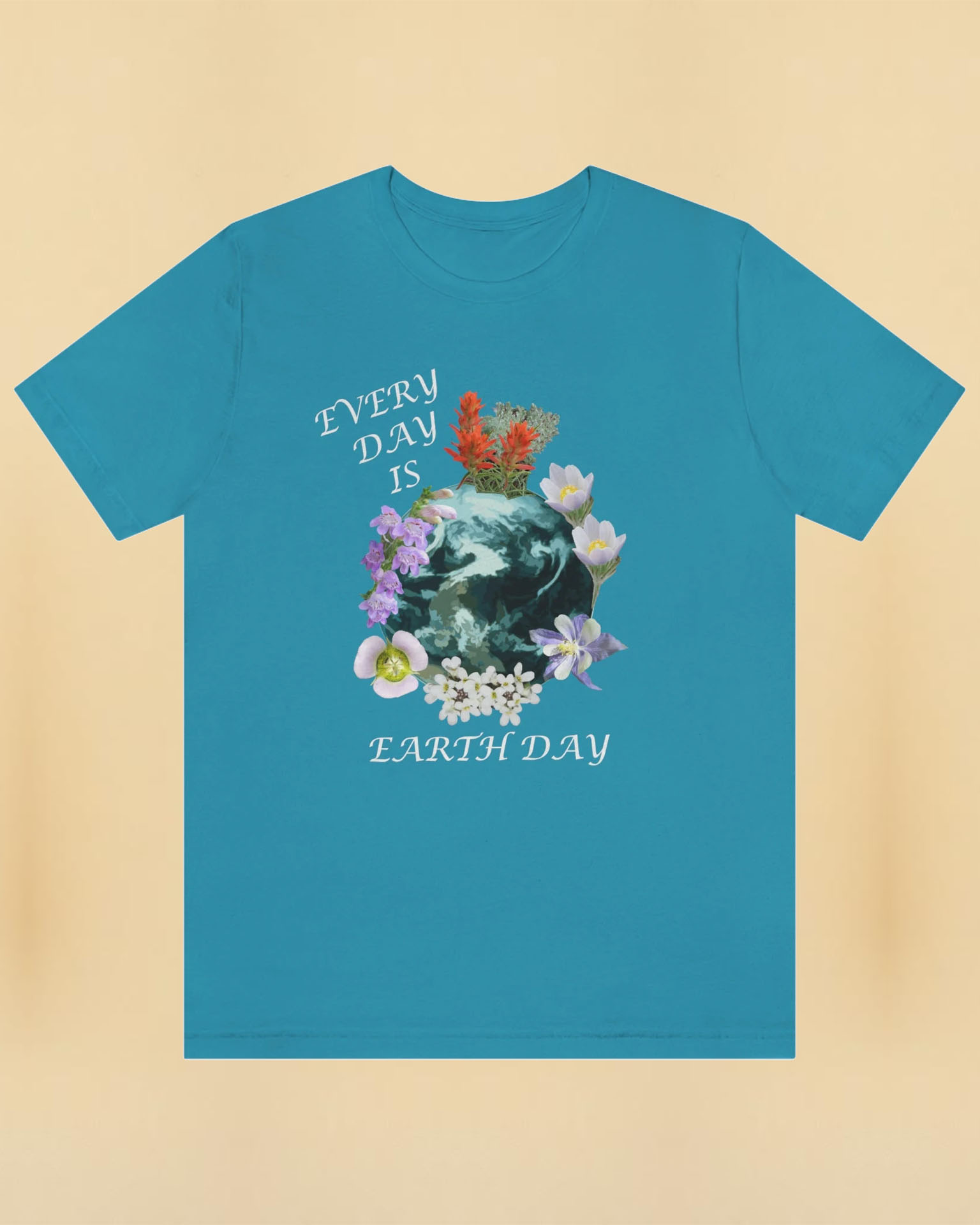 Earth Day is Every Day Future Generations Environmentalist Wildflowers Tshirt